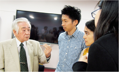 Discussion with Dr. Toshihide Maskawa, Distinguished Professor,Nagoya University